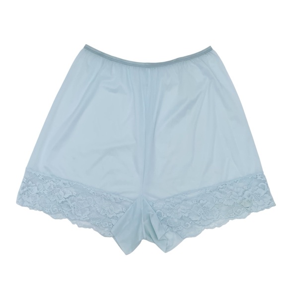 Vintage 1950s Vanity Fair Pettipants Bloomers Lace Shorts Tricot Nylon Pillowtab - Picture 1 of 11